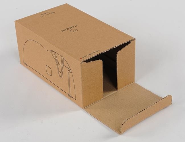 Cajas de almacenamiento bio Eco degradable del cartón de papel del arte