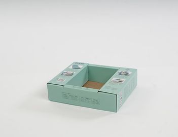 Material impermeable del arte de Brown de las cajas de presentación del contador de la cartulina del rectángulo