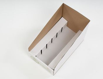 Soportes de exhibición de encargo estables del contador de la cartulina de las cajas de presentación de la cartulina