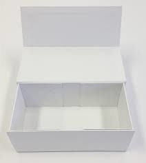 Cajas de regalo ULTRAVIOLETA del paquete plano de la cartulina, caja de regalo de empaquetado rígida