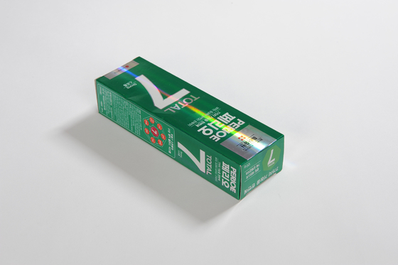 Caja de embalaje de papel biodegradable duradero con trabajo UV y acabado mate