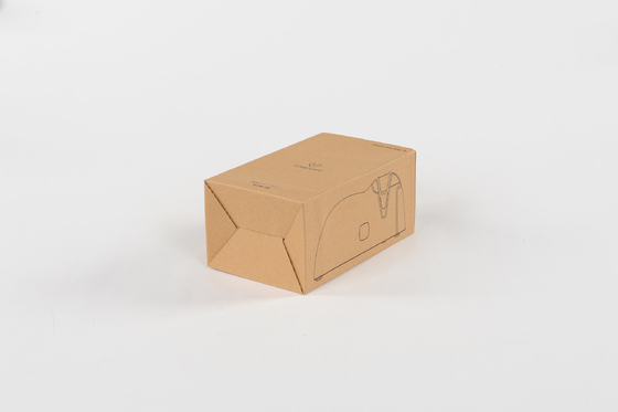 Caja de embalaje plegable de papel reciclado