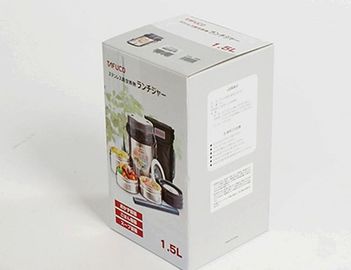 Cajas de almacenamiento 5kg de alta resistencia del cartón de la parte inferior de la cerradura auto portadoras