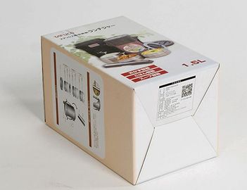 Cajas de almacenamiento 5kg de alta resistencia del cartón de la parte inferior de la cerradura auto portadoras
