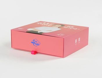 El cajón de papel de empaquetado de la magdalena encajona la laminación de Matt de las cajas del postre de la cartulina