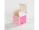 Empaquetado ligero plegable rosado de la torta de las cajas de cartón de la categoría alimenticia
