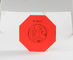Impresión a todo color amarilla roja rígida durable robusta de las cajas de regalo de la cartulina