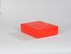 Caja de regalo magnética plegable roja del cierre del rectángulo de las cajas de regalo de la cartulina