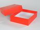 Caja de regalo magnética plegable roja del cierre del rectángulo de las cajas de regalo de la cartulina