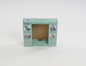 Material impermeable del arte de Brown de las cajas de presentación del contador de la cartulina del rectángulo