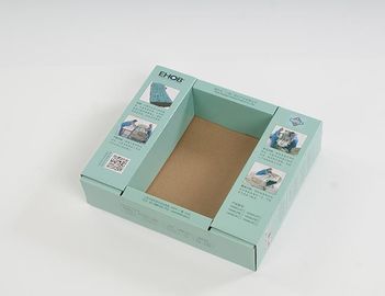 Material impermeable del arte de Brown de las cajas de presentación del contador de la cartulina del rectángulo